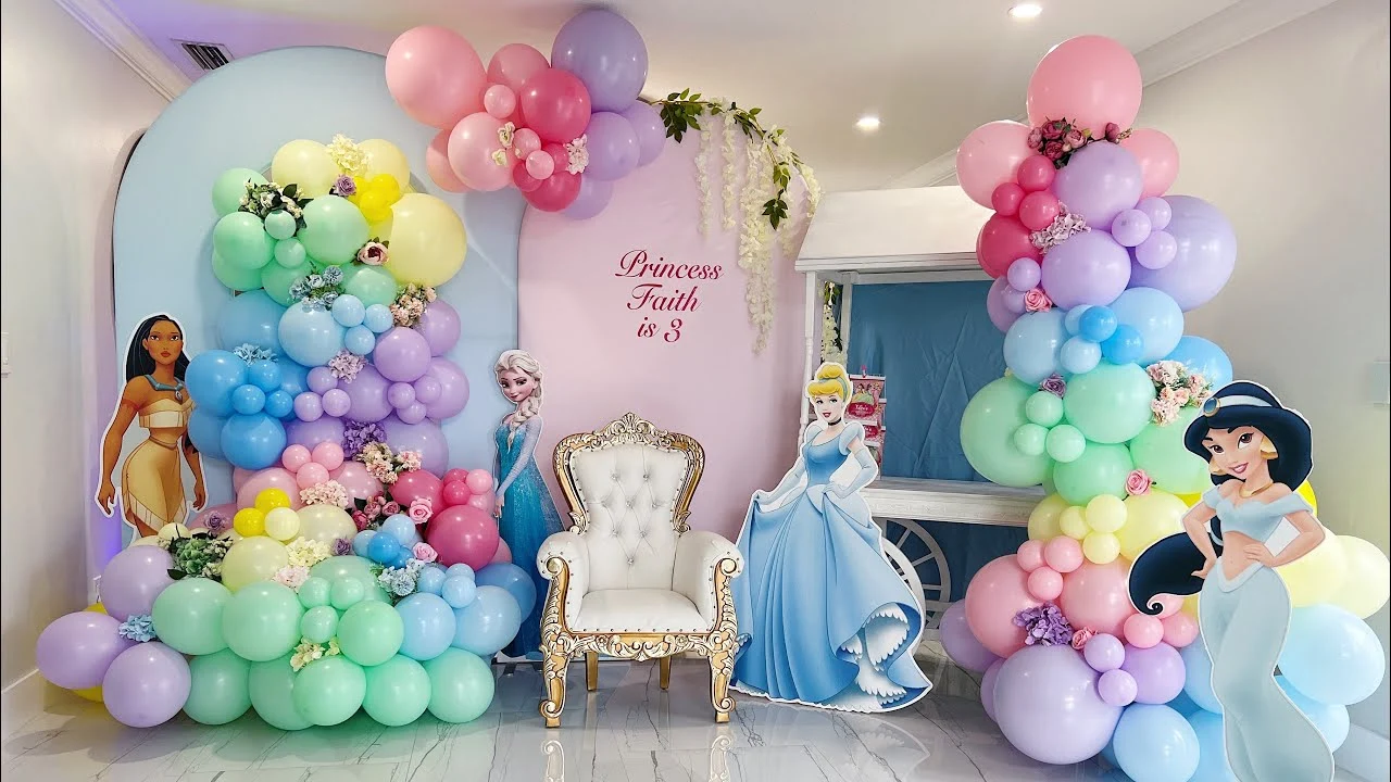 Disney princess theme decoration 